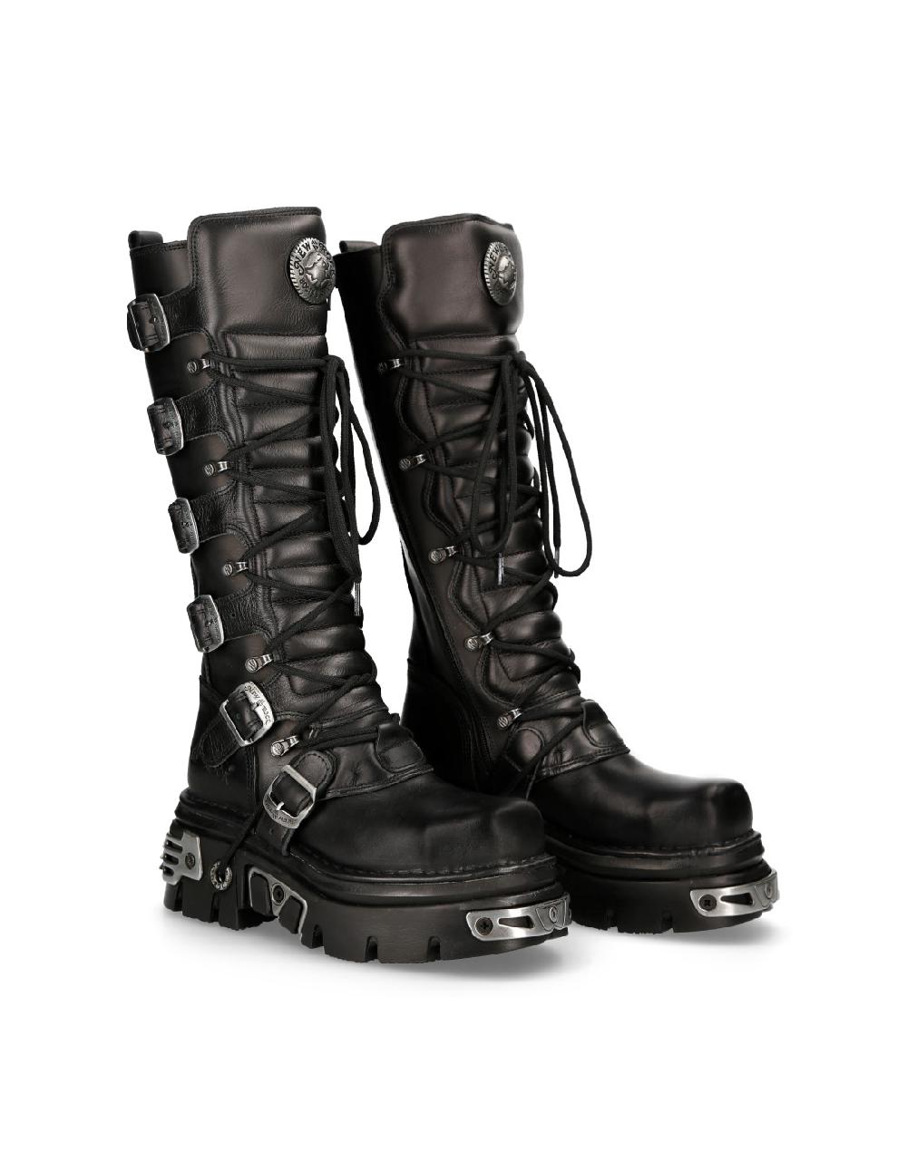 new rock HIGH BOOT METALLIC M-272MT-S1