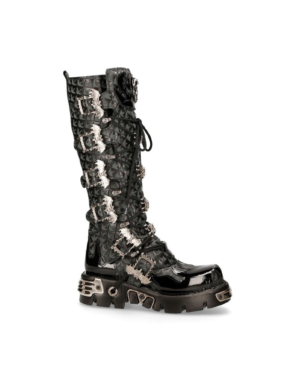 New Rock HIGH BOOT METALLIC M-308-C11