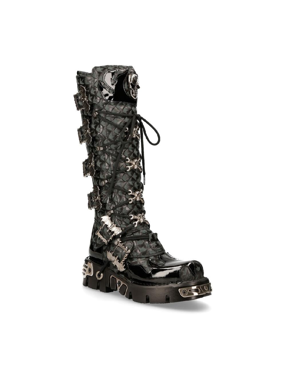 New Rock HIGH BOOT METALLIC M-308-C11