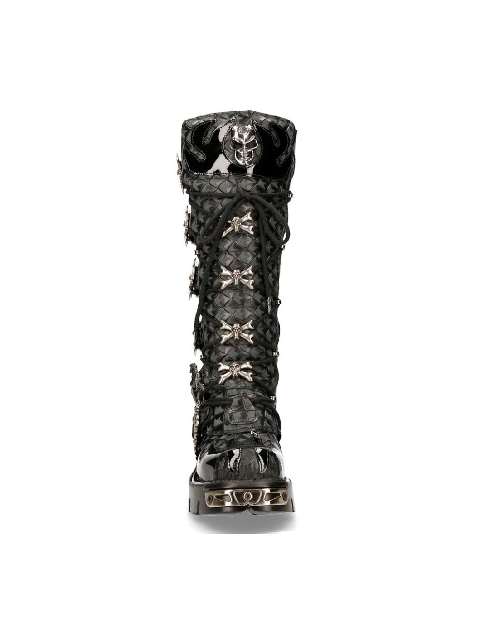 New Rock HIGH BOOT METALLIC M-308-C11