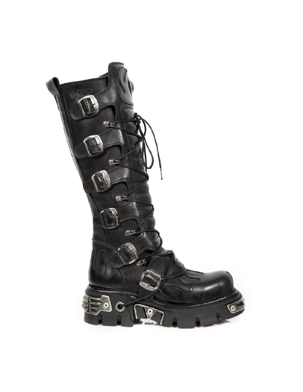 new rock HIGH BOOT METALLIC M-308-C7