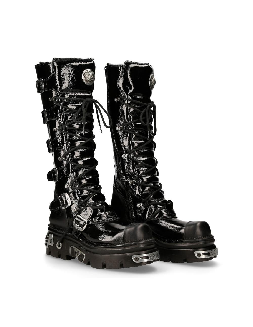 new rock HIGH BOOT METALLIC M-314-C1