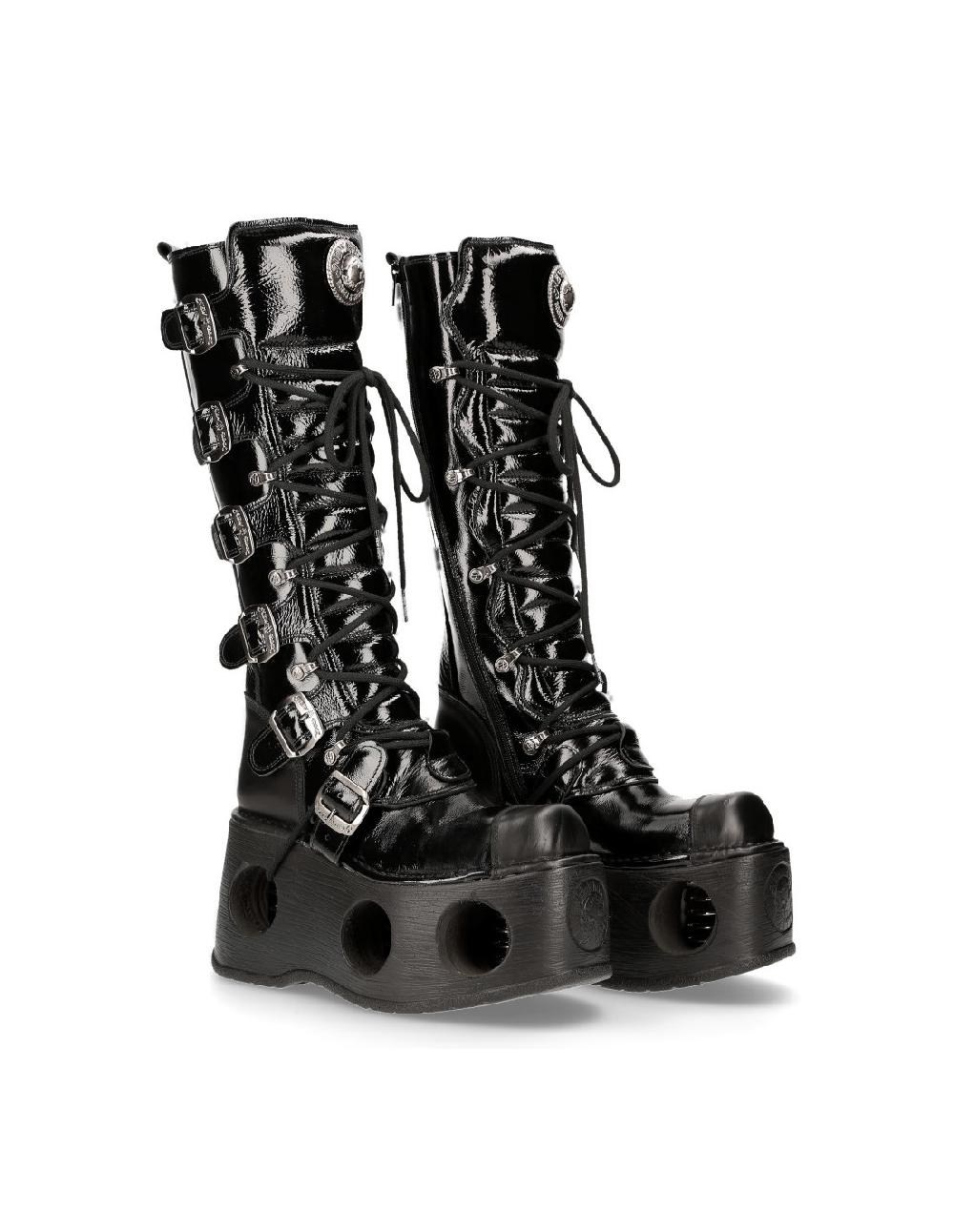 new rock HIGH BOOT METALLIC M-314-S5
