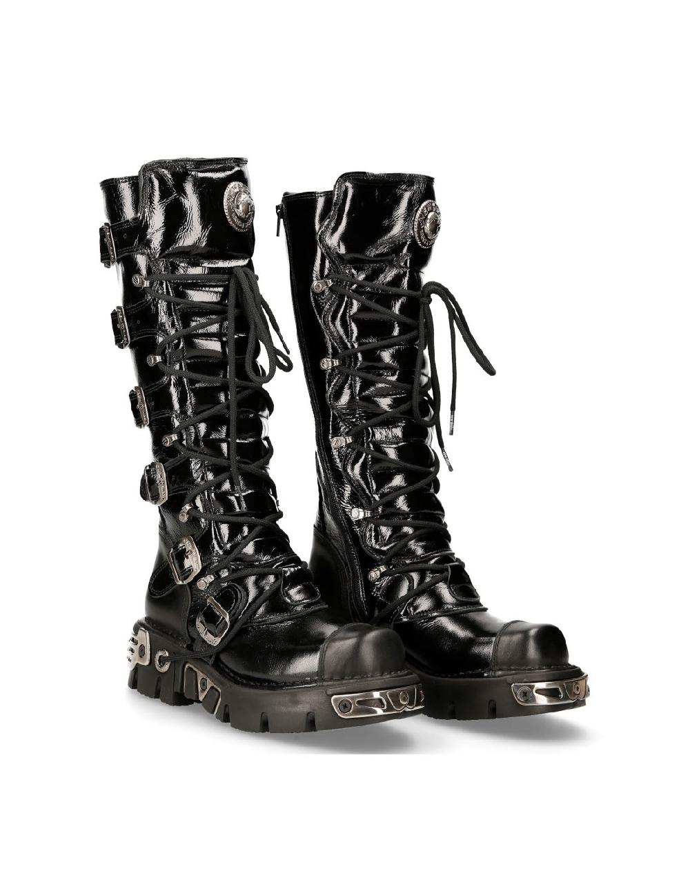 new rock HIGH BOOT METALLIC M-314-S6
