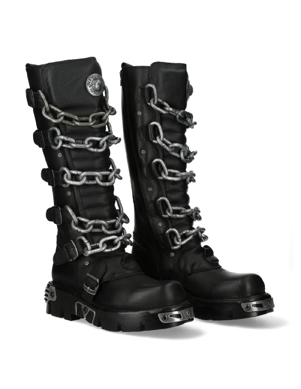 new rock HIGH BOOT METALLIC M-718-C2