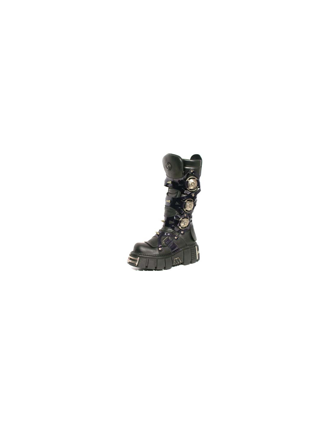 new rock HIGH BOOT METALLIC M-735-C1