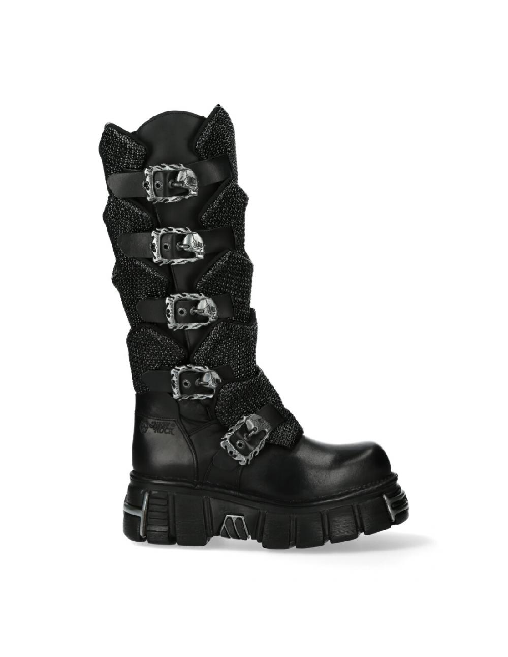 New Rock HIGH BOOT METALLIC M-738-C1