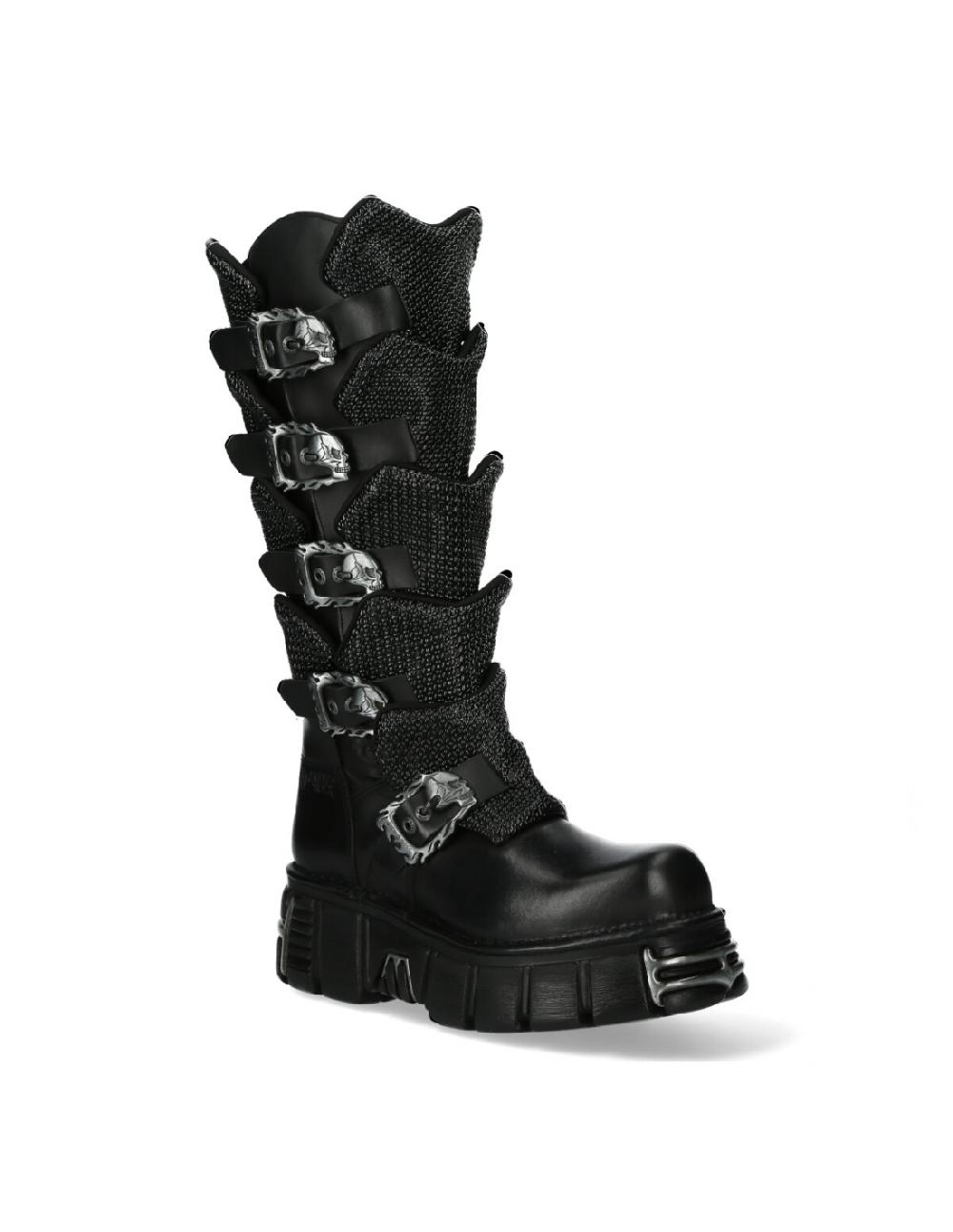 New Rock HIGH BOOT METALLIC M-738-C1