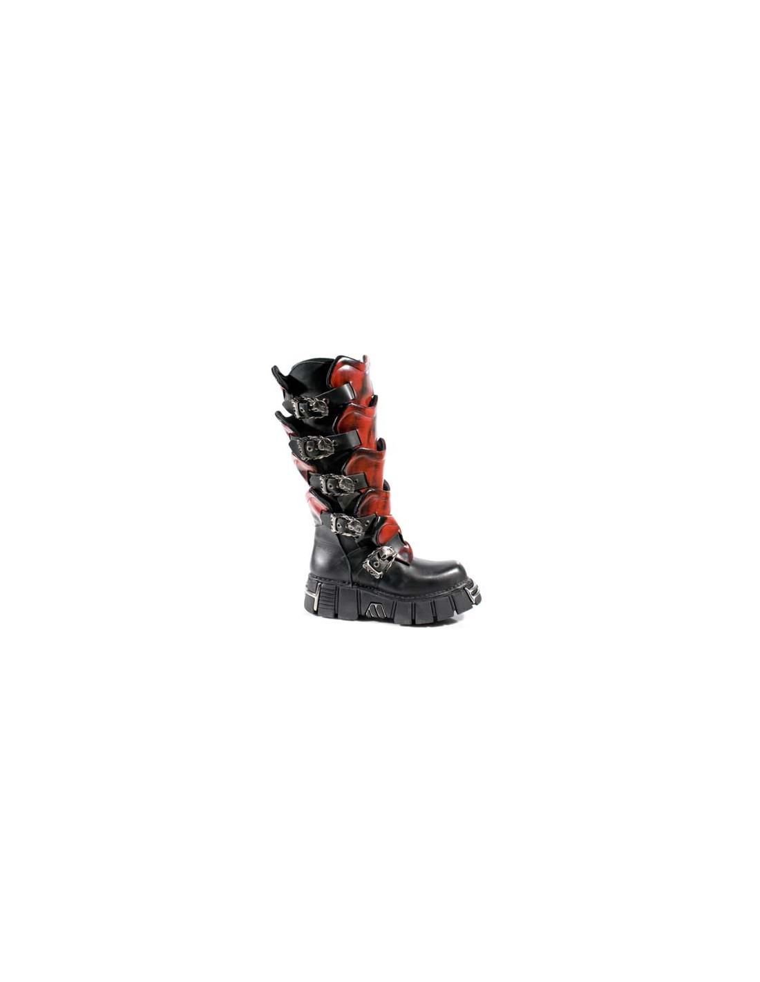 new rock HIGH BOOT METALLIC M-738-R1