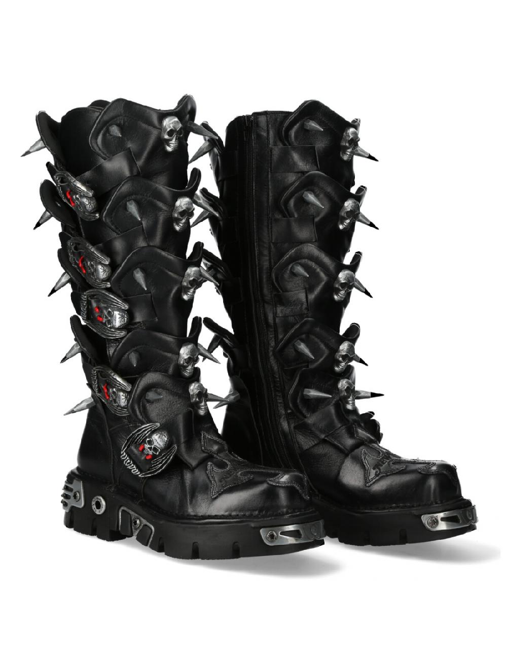 new rock HIGH BOOT METALLIC M-755-C1