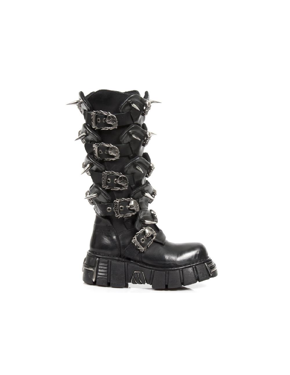 new rock HIGH BOOT METALLIC M-760-C1