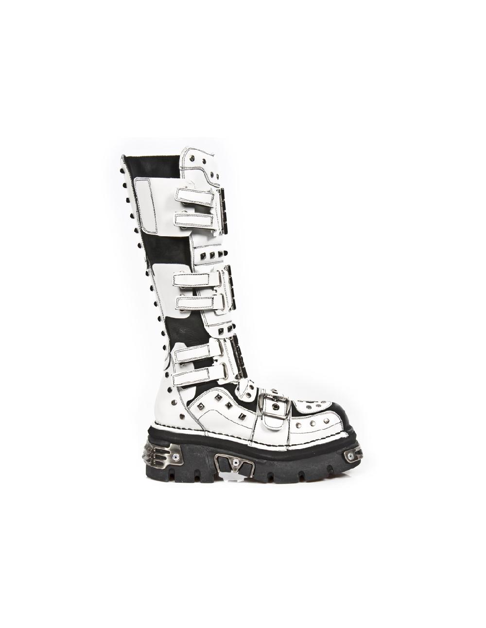 new rock HIGH BOOT METALLIC M-800-C2