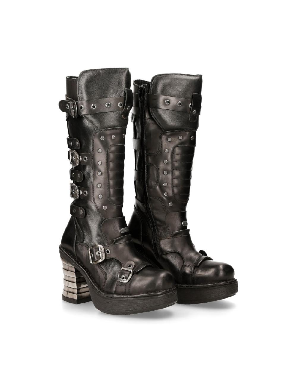 new rock HIGH BOOT METALLIC M-8353-S1