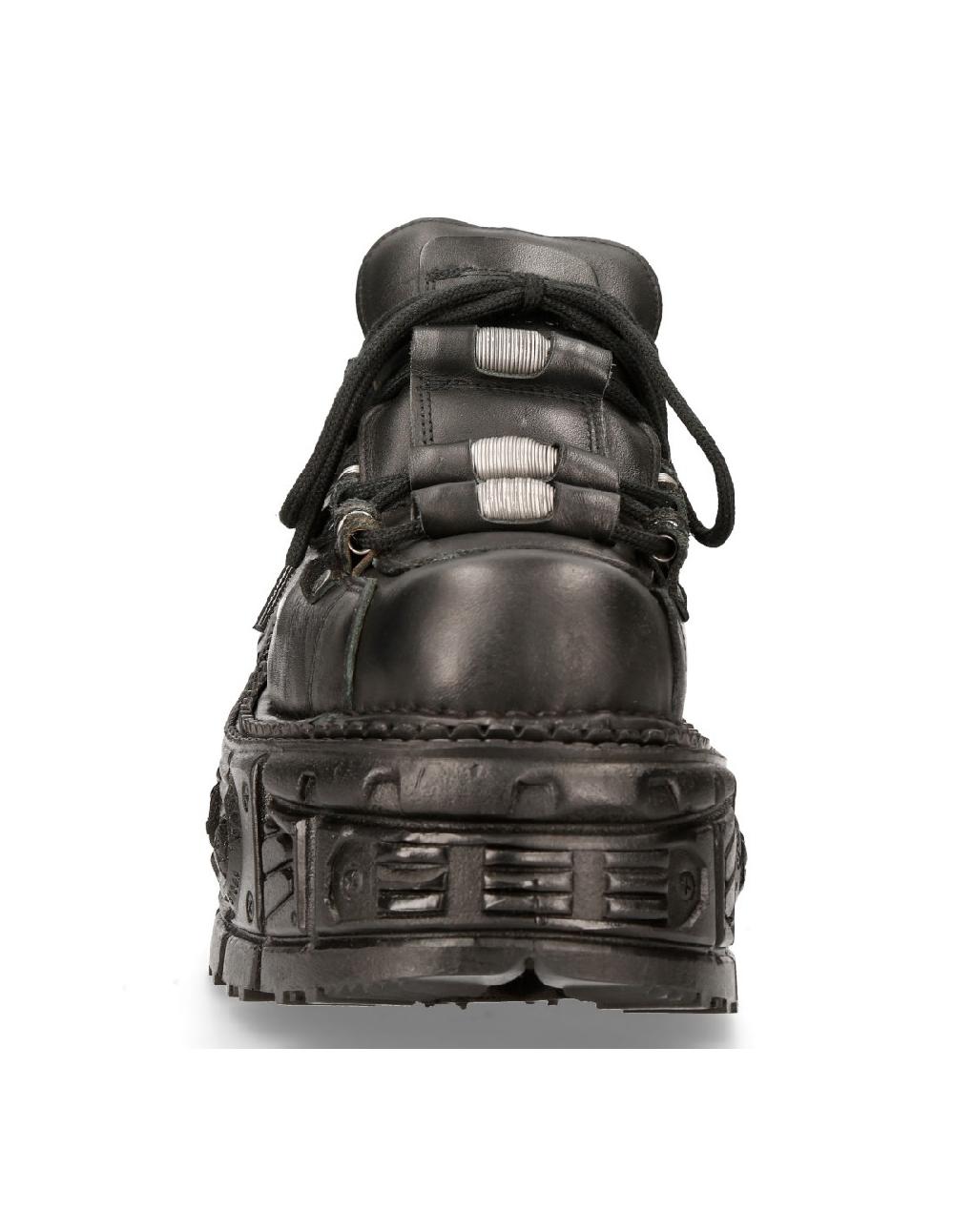 New Rock SHOE BLACK IMPERFECT WITH LACES M-233-C4