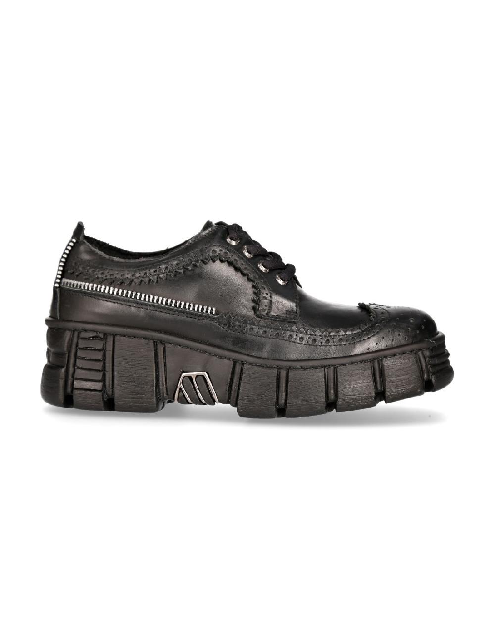 New Rock SHOE BLACK TOWER M-WALL015-C1