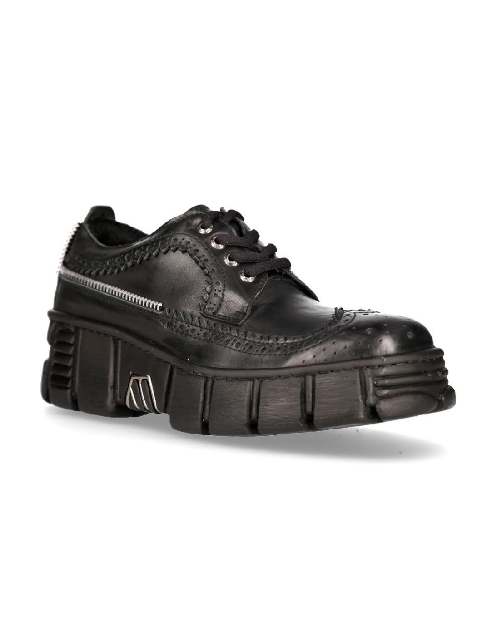 New Rock SHOE BLACK TOWER M-WALL015-C1