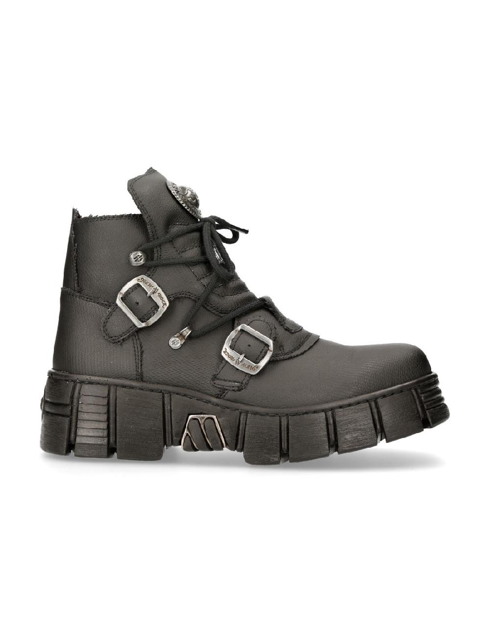 New Rock SHOE BLACK TOWER M-WALL988-V1