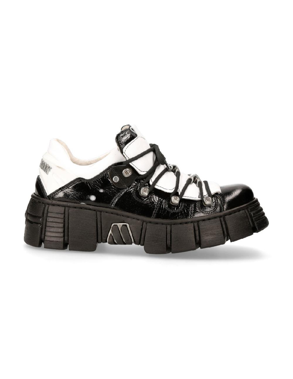 New Rock SHOE BLACK TOWER WITH LACES M-WALL120N-S2