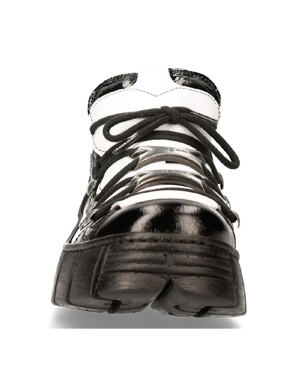 New Rock SHOE BLACK TOWER WITH LACES M-WALL120N-S2