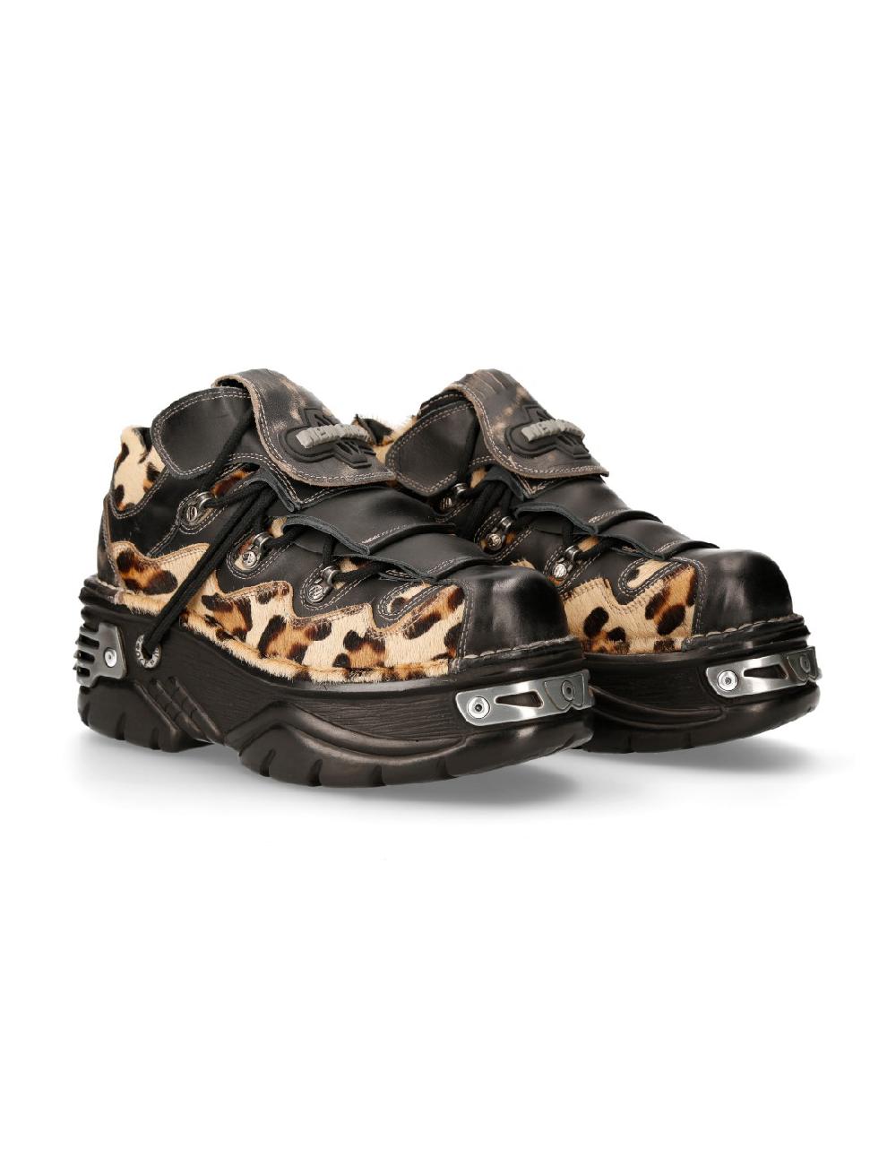 new rock SHOE METALLIC M-1075-C4