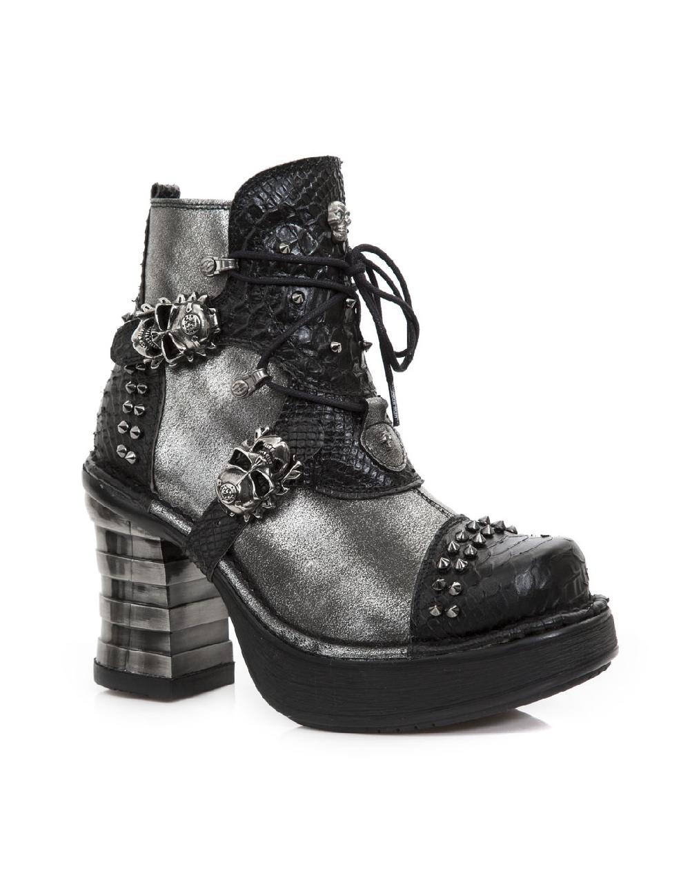 new rock SHOE METALLIC M-8352-C2