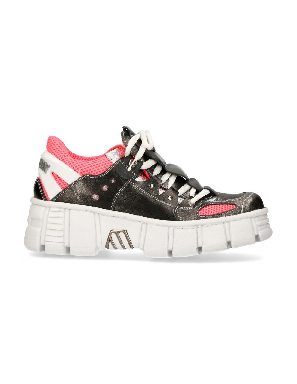 New Rock SHOE TOWER WITH LACES M-WALL002-C10