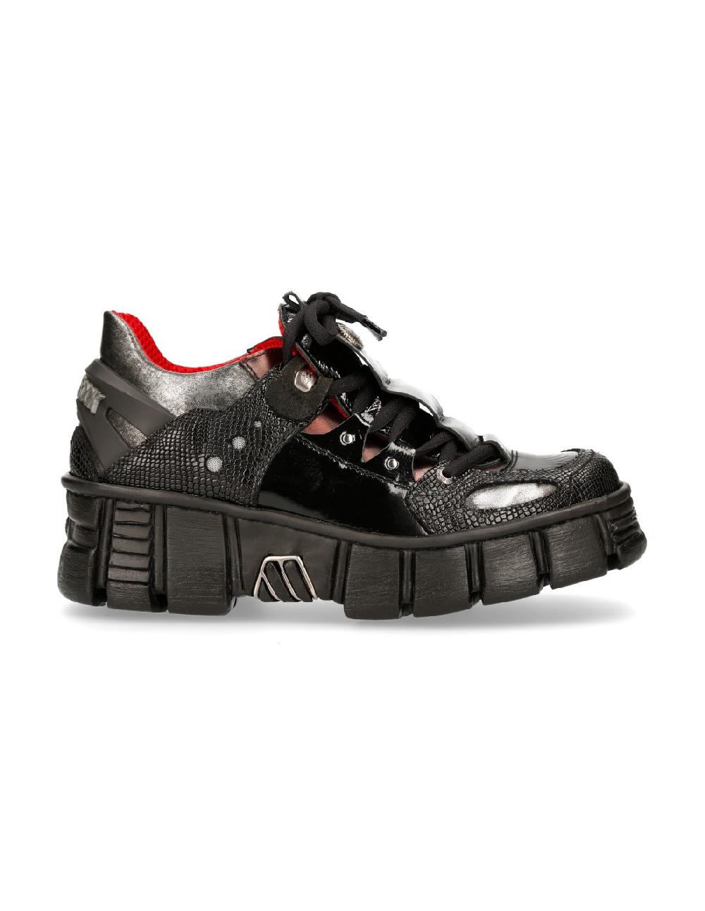 New Rock SHOE TOWER WITH LACES M-WALL002-C13