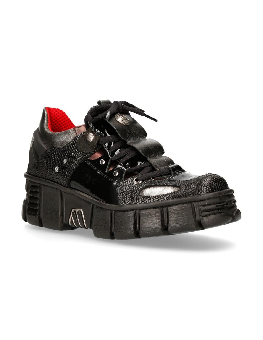 New Rock SHOE TOWER WITH LACES M-WALL002-C13
