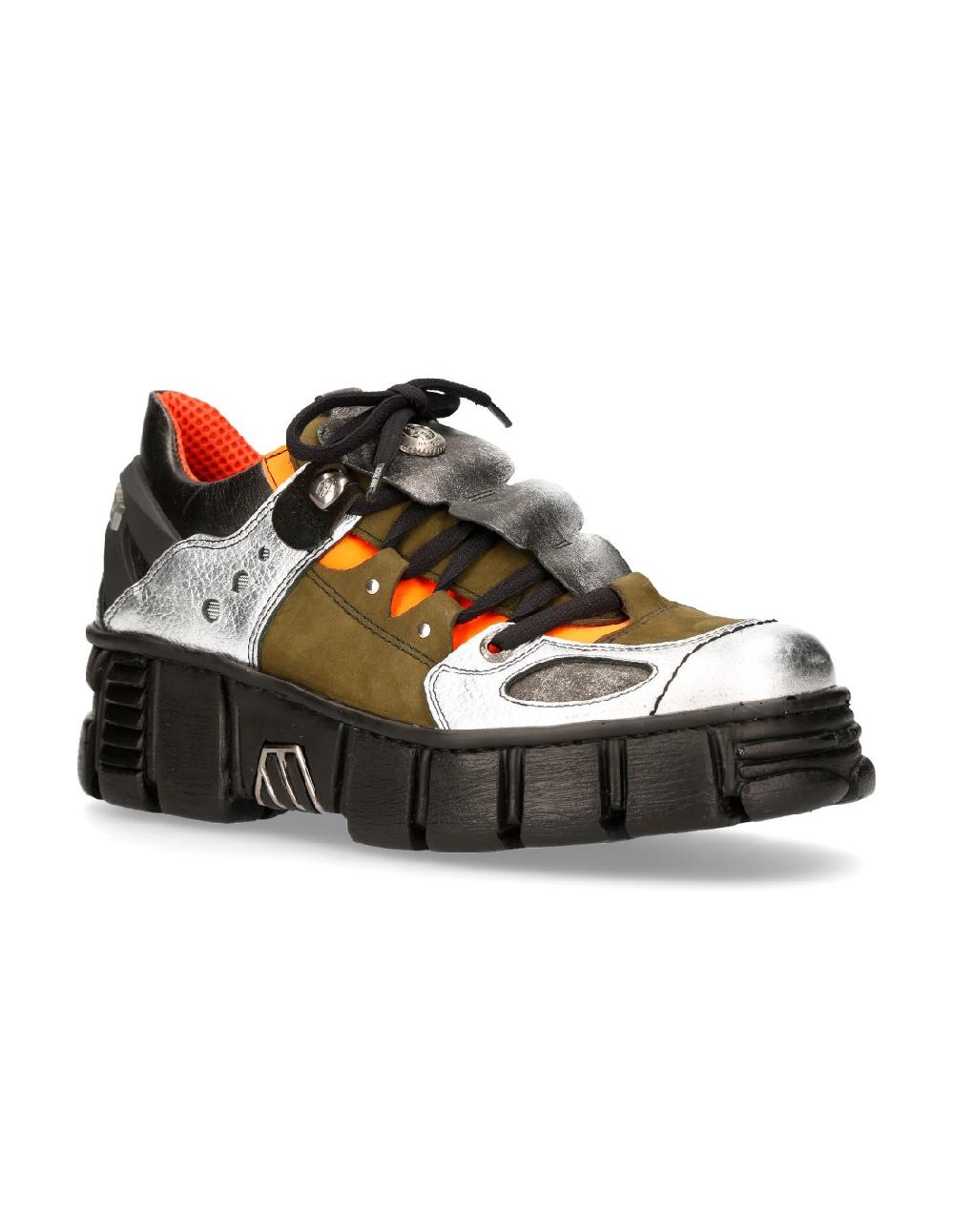New Rock SHOE TOWER WITH LACES M-WALL002-C14