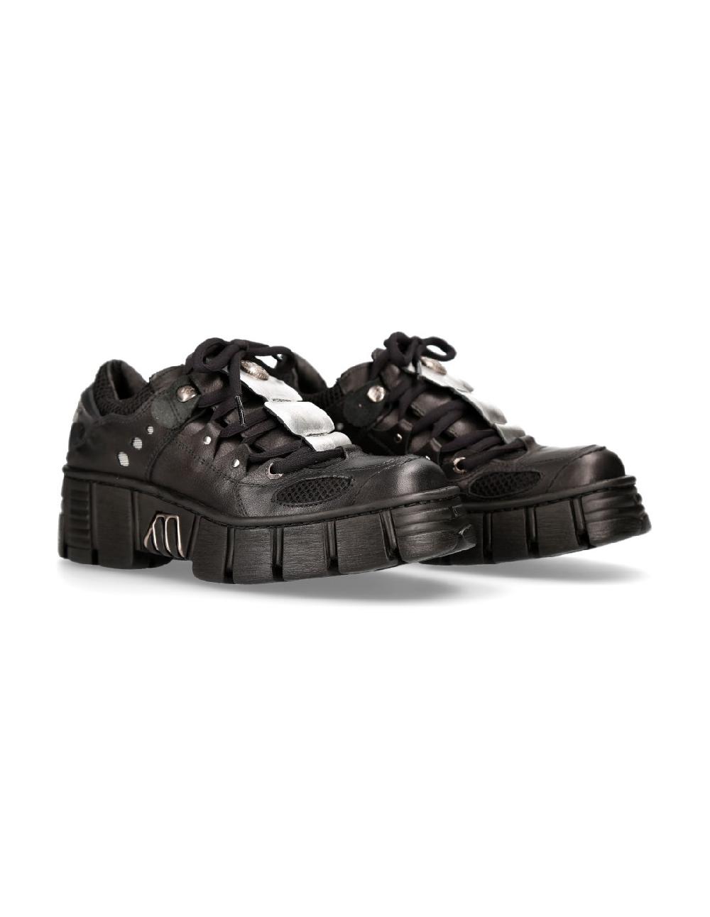 new rock SHOE TOWER WITH LACES M-WALL002-C18