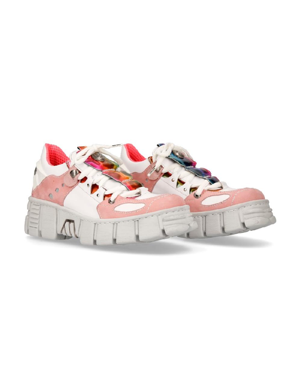 new rock SHOE TOWER WITH LACES M-WALL002-C6