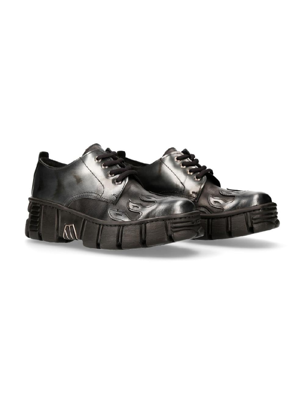 new rock TOWER WITH LACES M-WALL020-C1