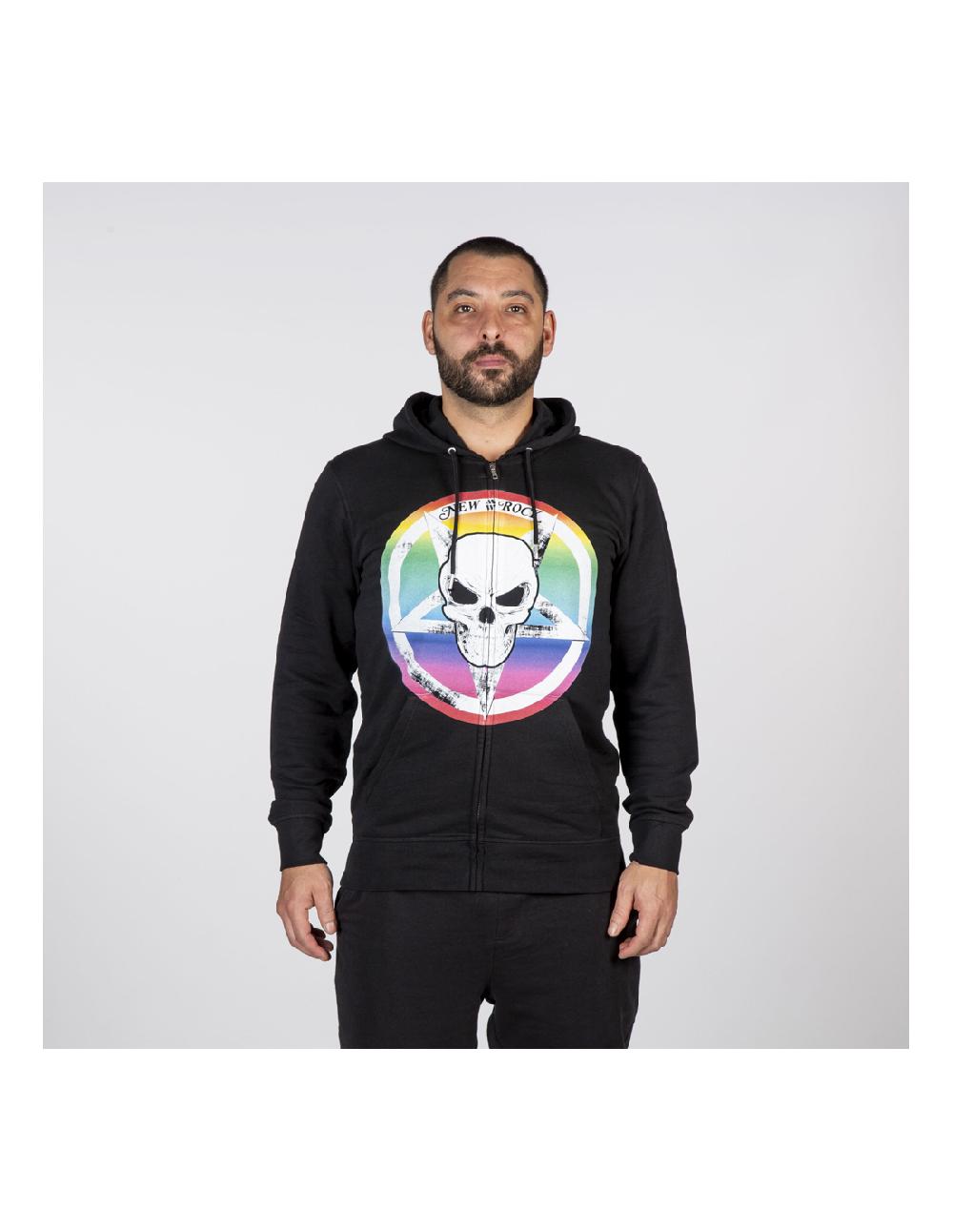 new rock W-NRHOODIE21-S1