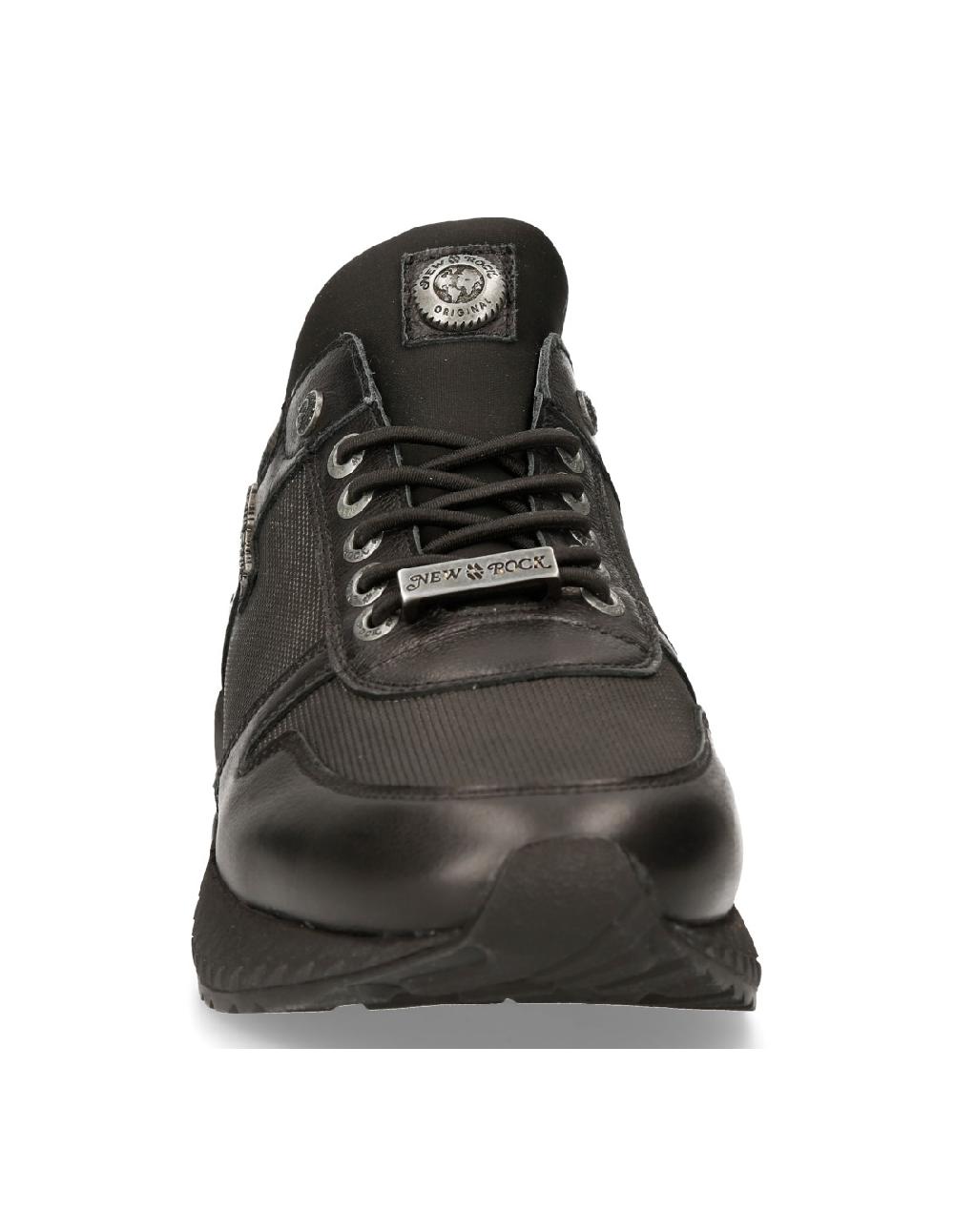 New Rock SHOE BLACK CHRONO WITH LACES M-CHRONO002-C14