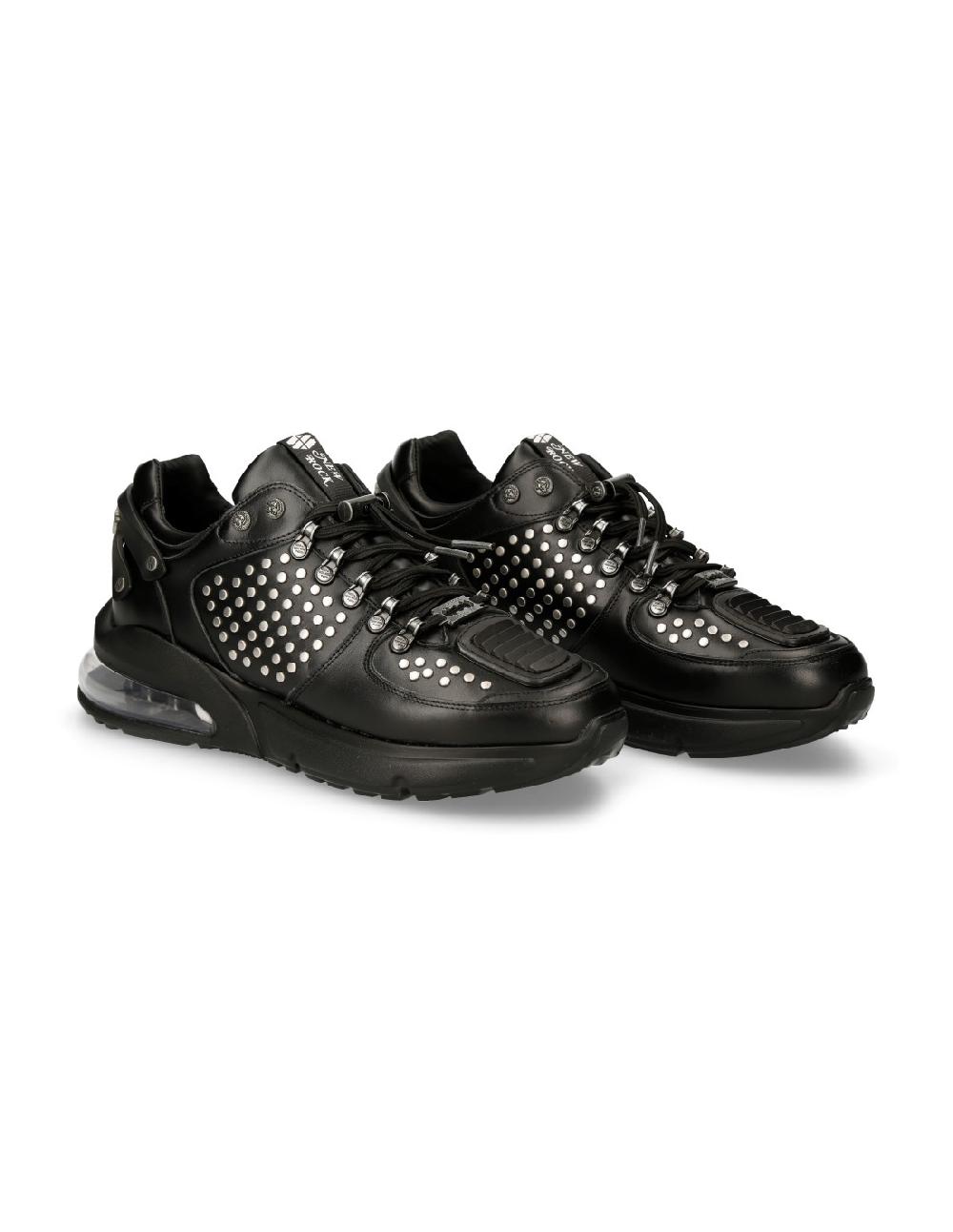 new rock SHOE BLACK EXTRALIGHT WITH LACES M-CHRONO009-S1