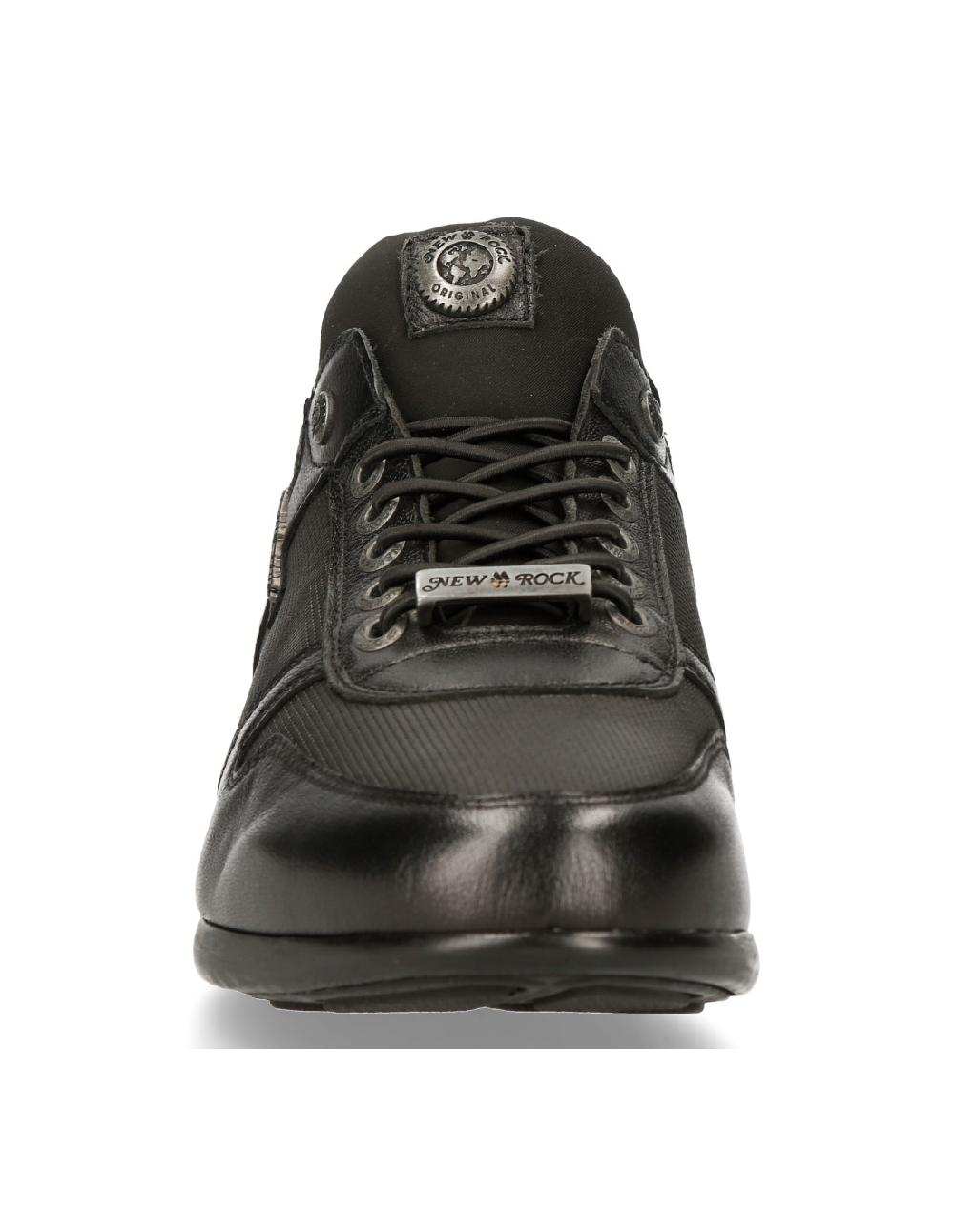 New Rock SHOE BLACK HYBRID WITH LACES M-CHRONO002-C22