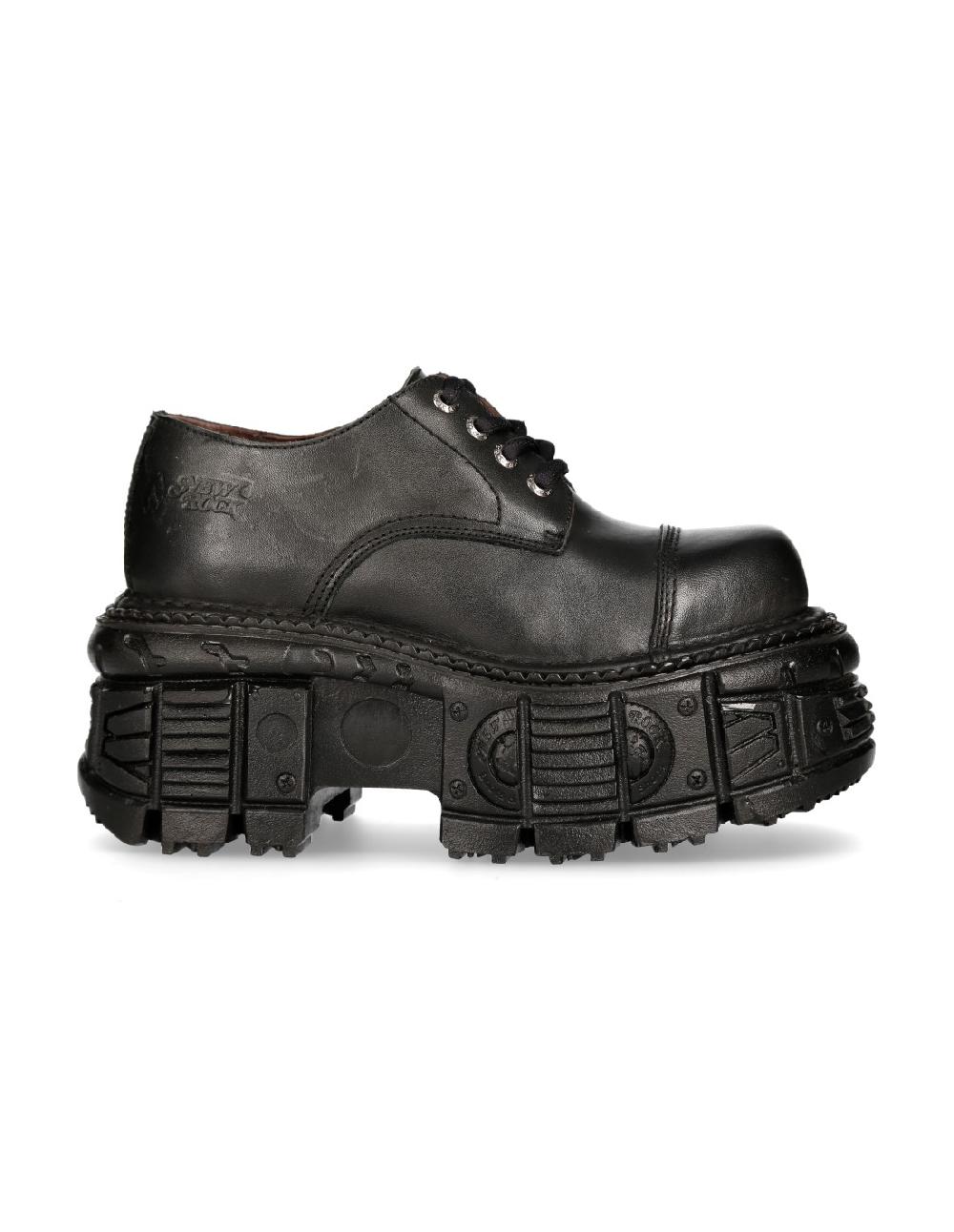 New Rock SHOE BLACK IMPERFECT WITH LACES M-TANKMILI003-S1