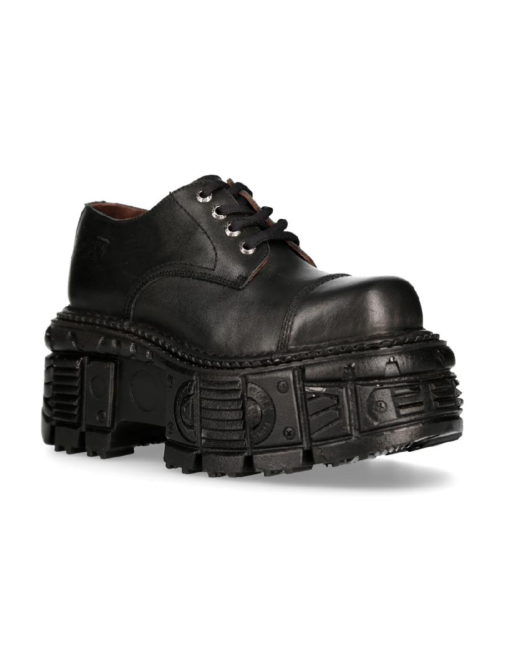 New Rock SHOE BLACK IMPERFECT WITH LACES M-TANKMILI003-S1