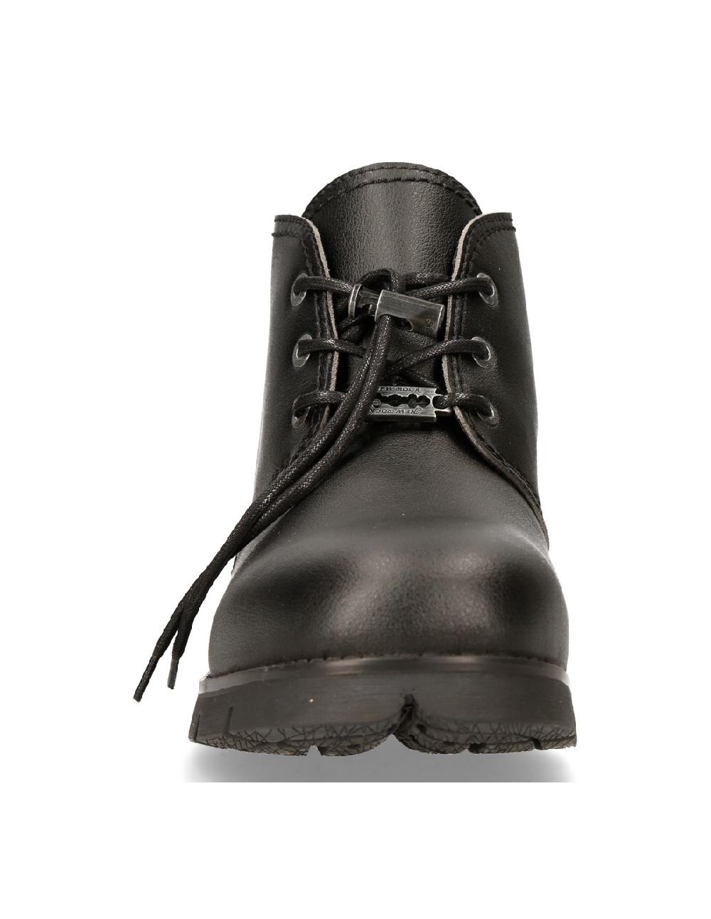 New Rock SHOE BLACK RANGER WITH LACES M-RANGER042-V1