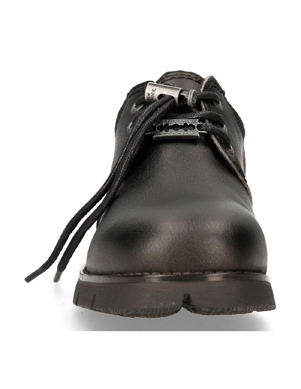 New Rock SHOE BLACK RANGER WITH LACES M-RANGER043-V1