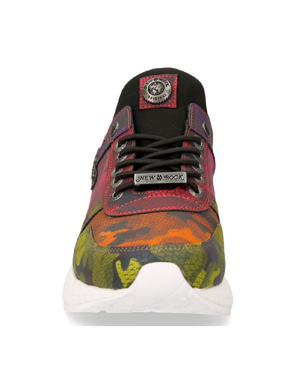 New Rock SHOE GREEN CHRONO WITH LACES M-CHRONO002-C26