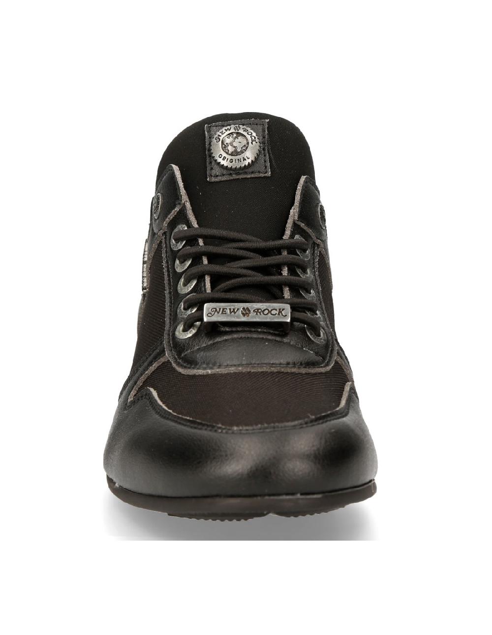 New Rock SKEAKER BLACK TPU WITH LACES M-CHRONO002-V24