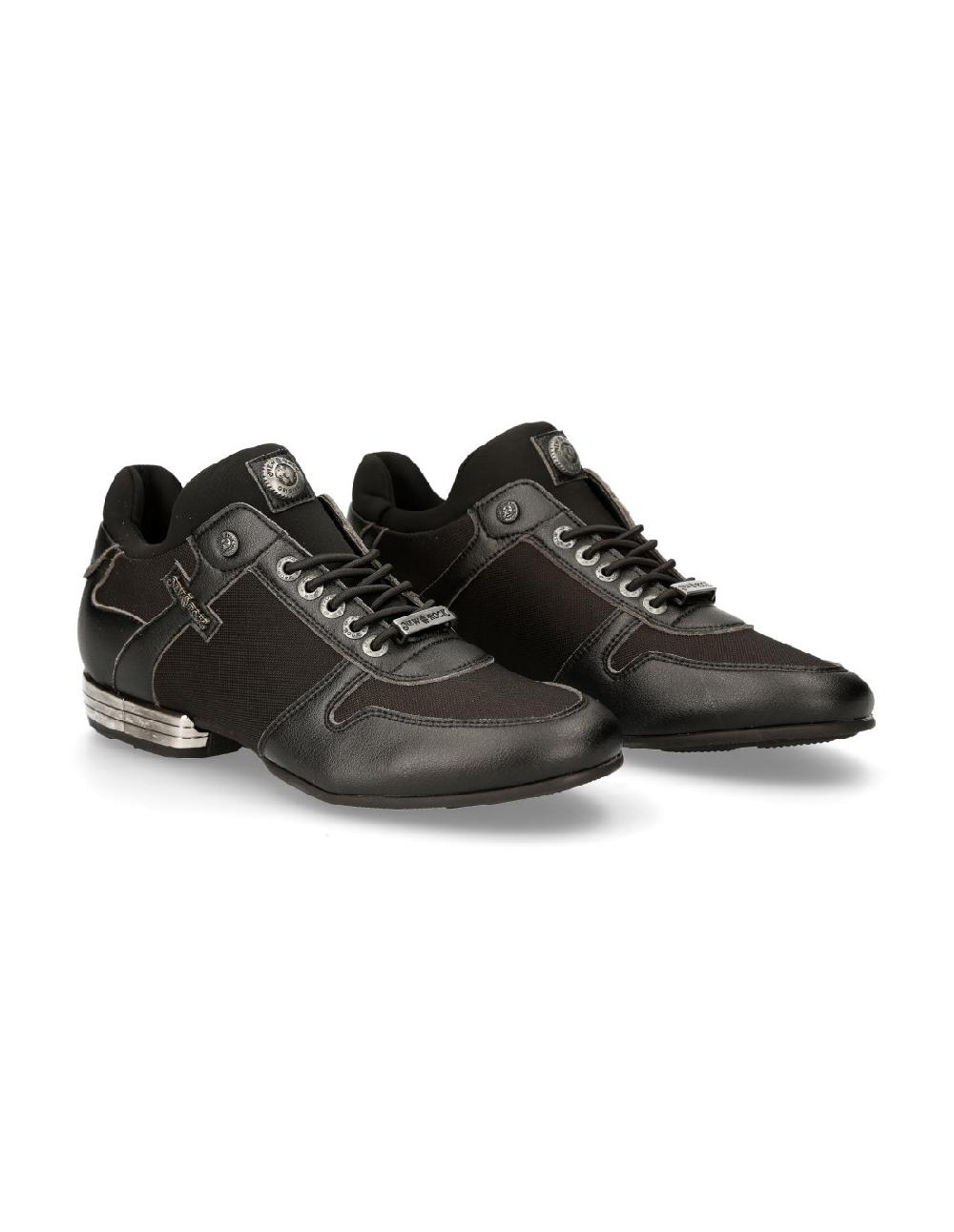 new rock SKEAKER BLACK TPU WITH LACES M-CHRONO002-V24