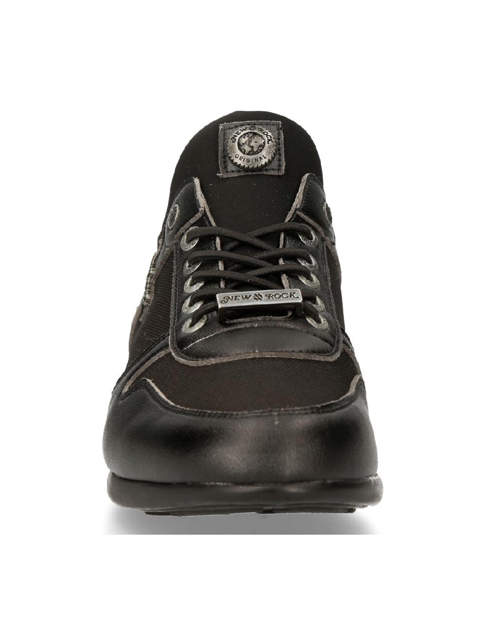 New Rock SNEAKER BLACK HYBRID WITH LACES M-CHRONO002-V22