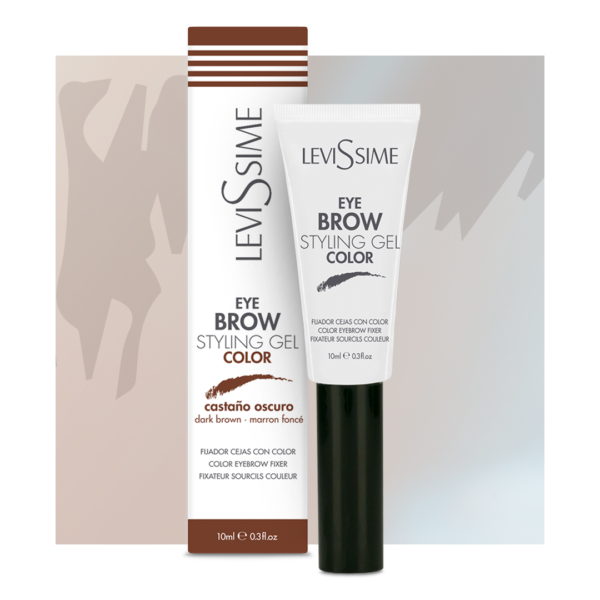 Nirvel Eyebrow Styling Gel Color Castaño Oscuro