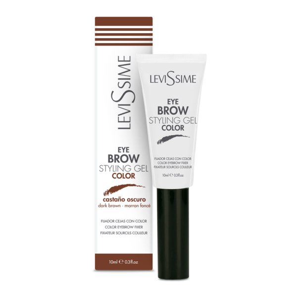 nirvel Eyebrow Styling Gel Color Castaño Oscuro