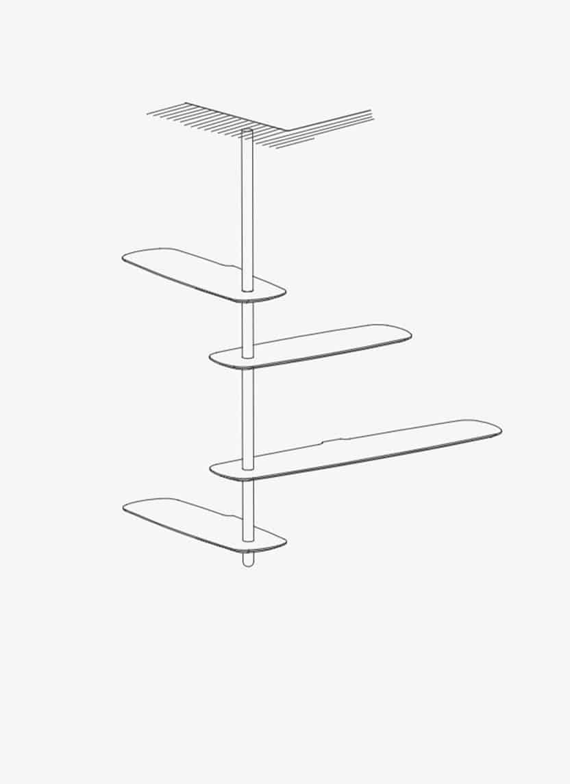 nomon Shleving Unica - Configuration 09