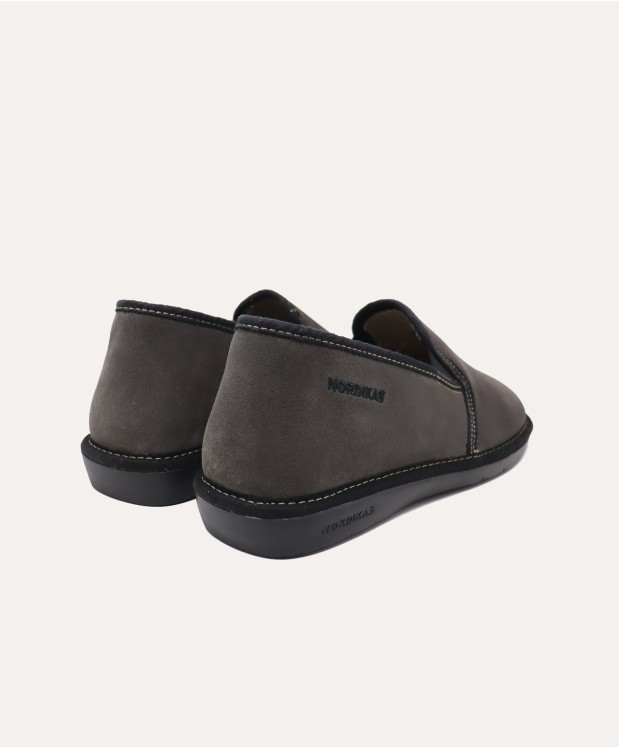 Nordikas ZAPATILLAS DE CASA HOMBRE AFELPADO GRIS