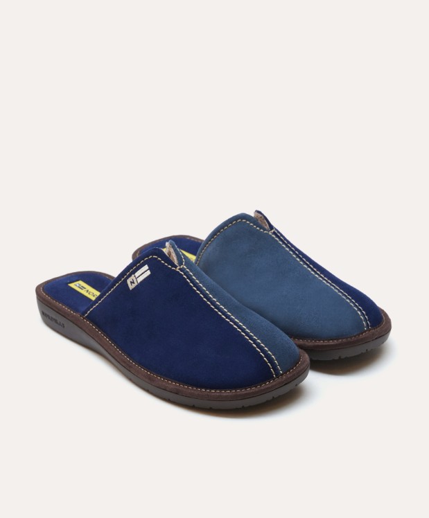 Nordikas ZAPATILLAS DE CASA HOMBRE AFELPADO INDICO