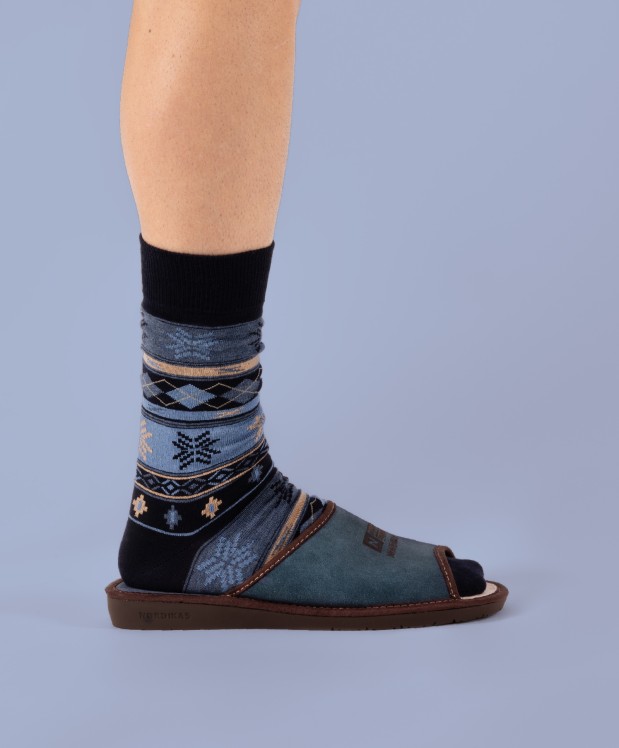 Nordikas ZAPATILLAS DE CASA HOMBRE AFELPADO JEANS